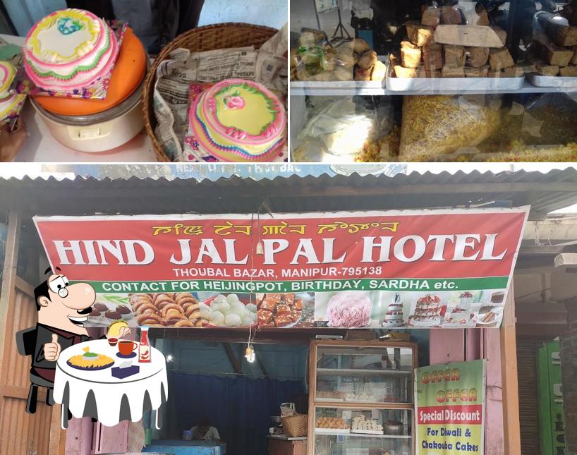 Cheese plate at hind Jalpal hotel
