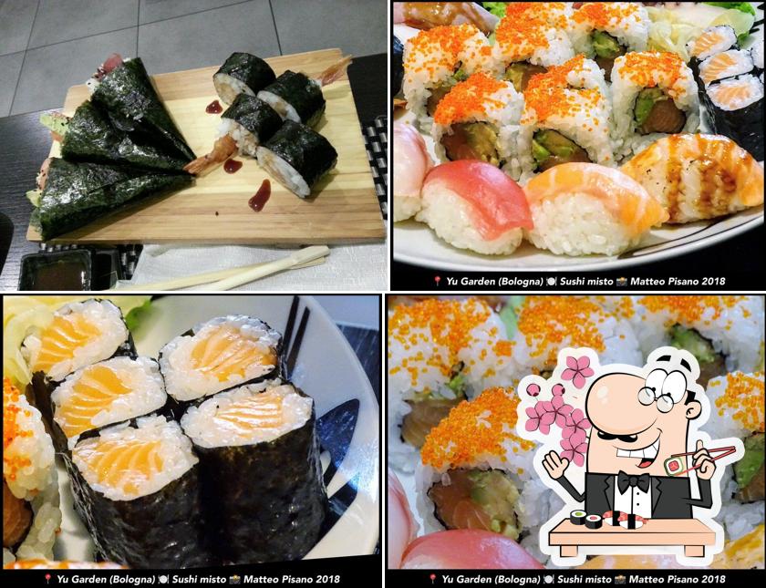 Scegli le diverse opzioni di sushi