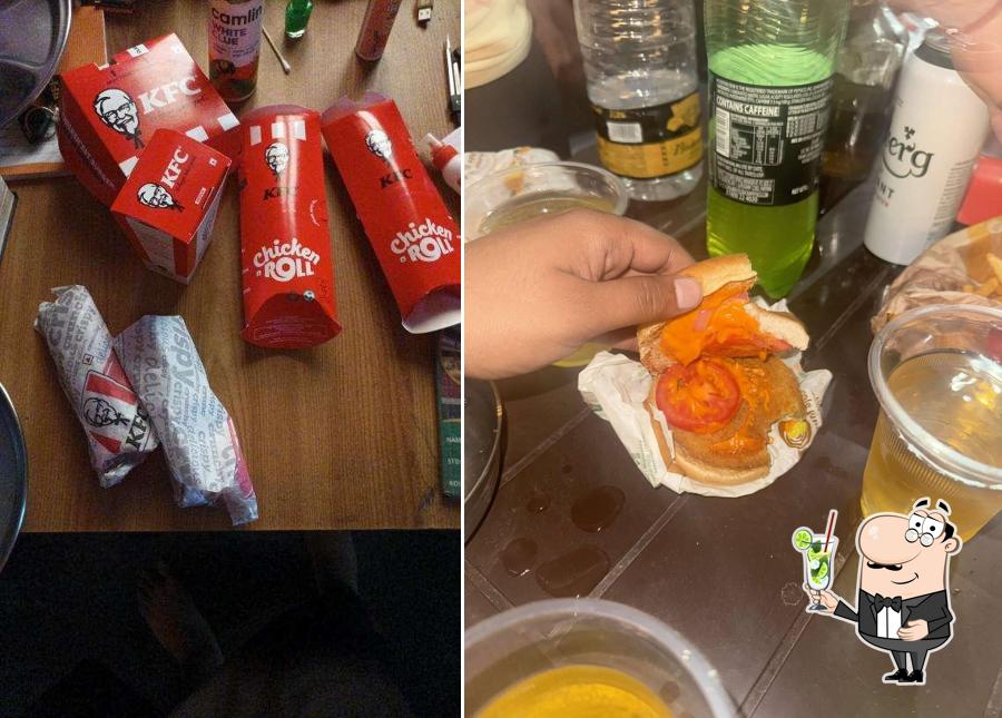 Enjoy a drink at KFC