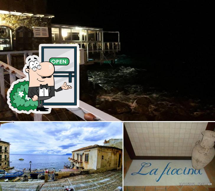 La foto della esterno e bevanda di Ristorante la Fiocina Scilla