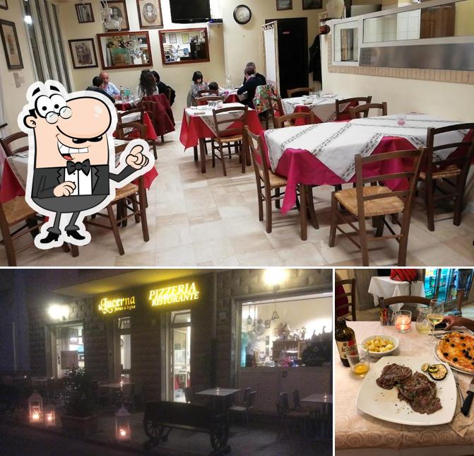 Gli interni di Pizzeria La Lucerna Express