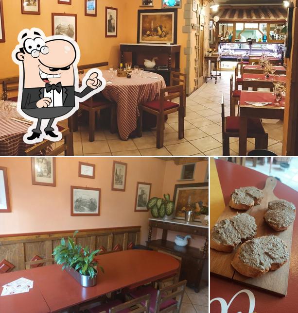 Dai un'occhiata agli interni di Pane e Cipolla Osteria