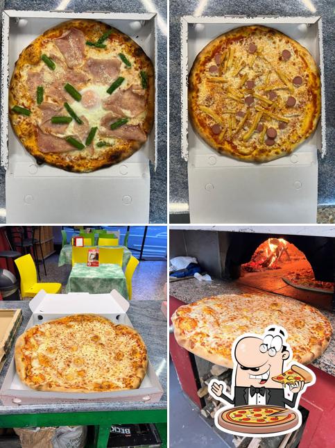A Pizzeria La Sfinge, puoi ordinare una bella pizza