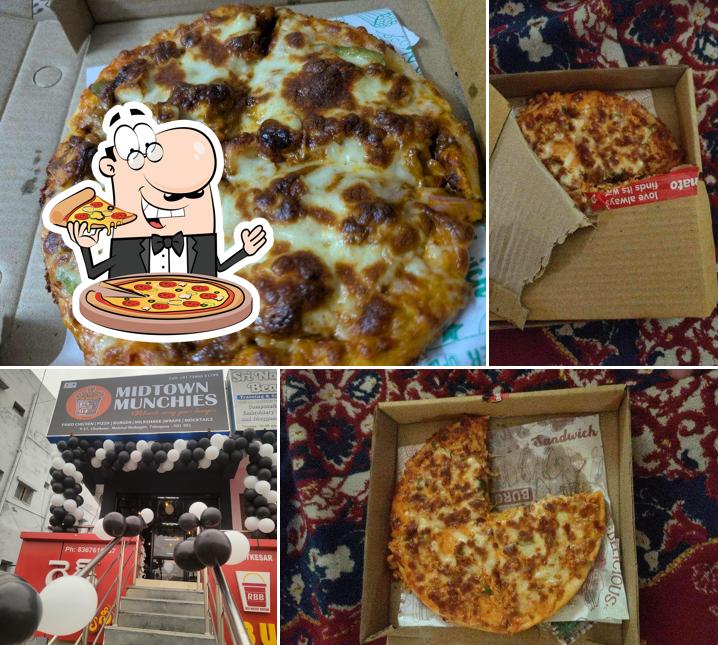 Get pizza at Midtown Munchies