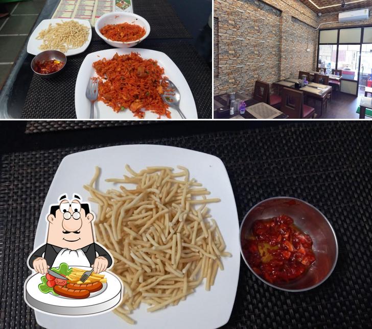 This is the image showing food and interior at Palak Kitchen Branch 1
