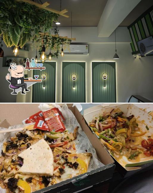 The interior of Salado cafe surat Exotic Salad Boutique