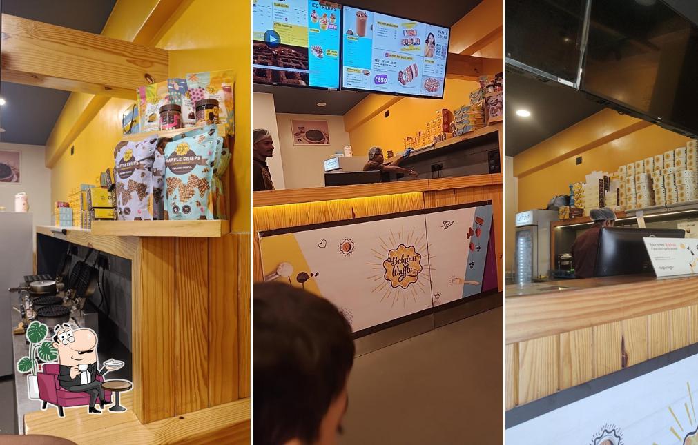 The interior of The Belgian Waffle Co