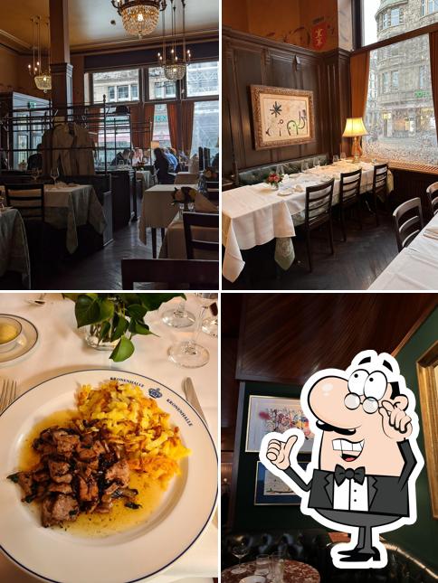 Gli interni di Restaurant Kronenhalle