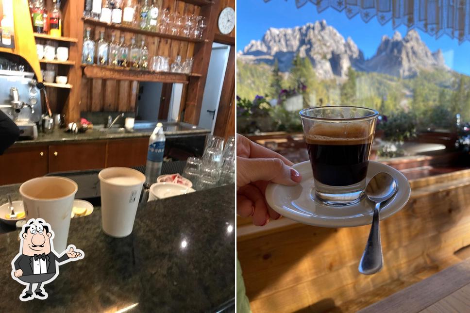 Gli interni di Chalet Lago Antorno