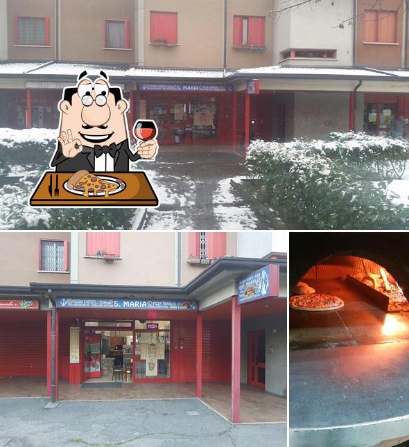 Scegli una pizza a Pizzeria S. Maria