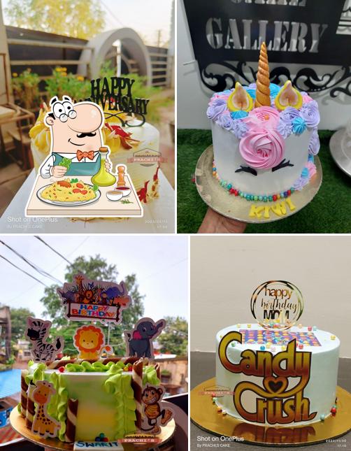 Food at Prachi's Cake Gallery