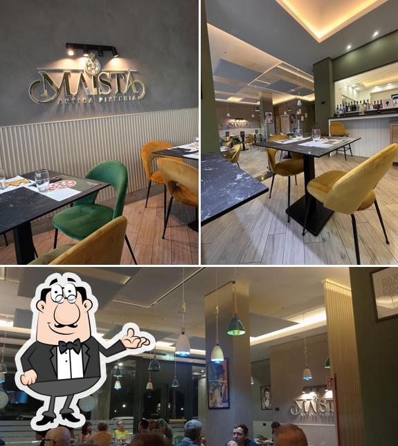 Gli interni di Maistà - Antica Pizzeria