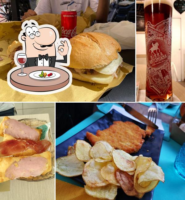 Panino con maiale stirato al Mille Lire Tigelleria