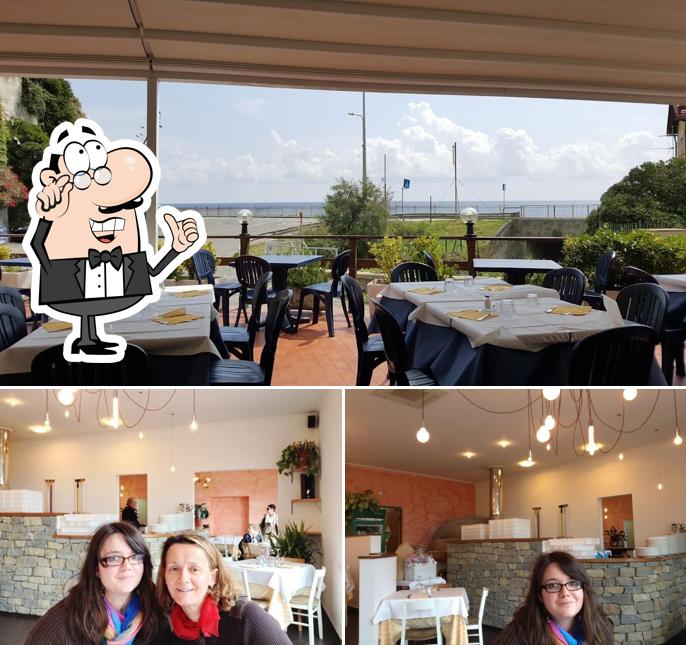 Gli interni di Mezzo Marinaio Ristorante Pizzeria