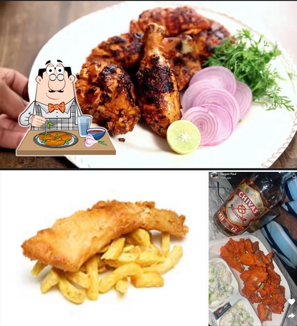 Chicken wings at S alam singh chicken shop