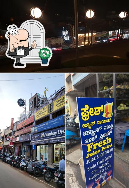 Enjoy the view outside Highpark Revolving Bar & Restaurant