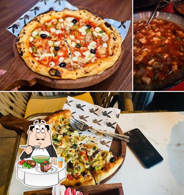 Hot and sour soup at Luna The Night Club