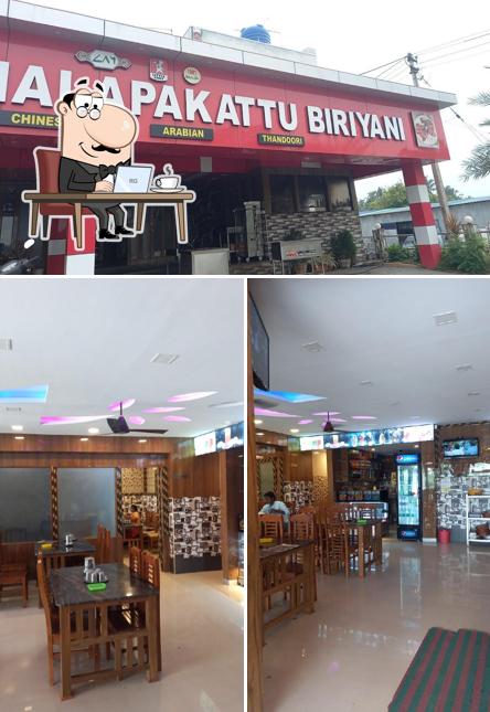 The interior of சென்னை தலப்பாகட்டி பிரியாணி Chennai thalapakattu briyani
