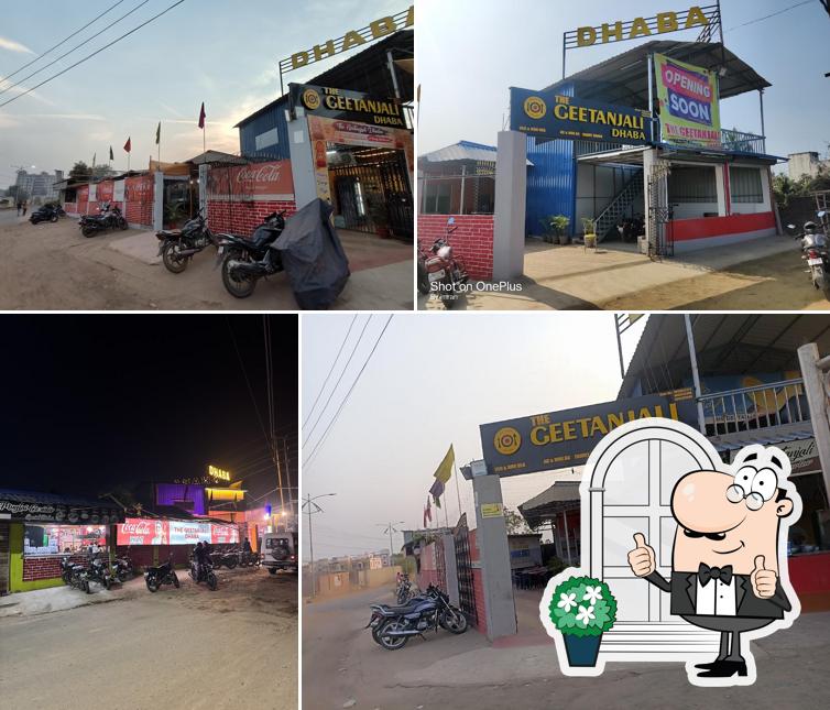 Check out how THE GEETANJALI DHABA looks outside