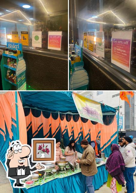 Take a seat at one of the tables at The great kitchen