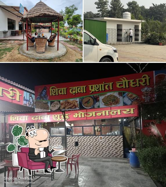 This is the photo showing interior and exterior at Shiva Dhaba Prashant Chaudhary