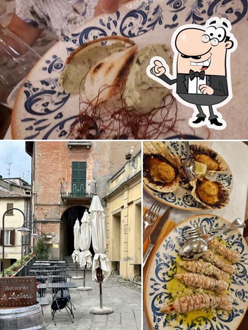 La immagine di interni e cibo da La Lanterna