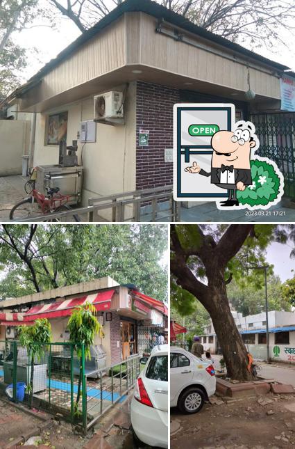 The exterior of Andhra Cafe