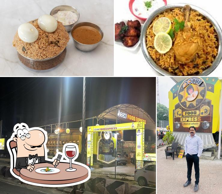The restaurant's food and exterior