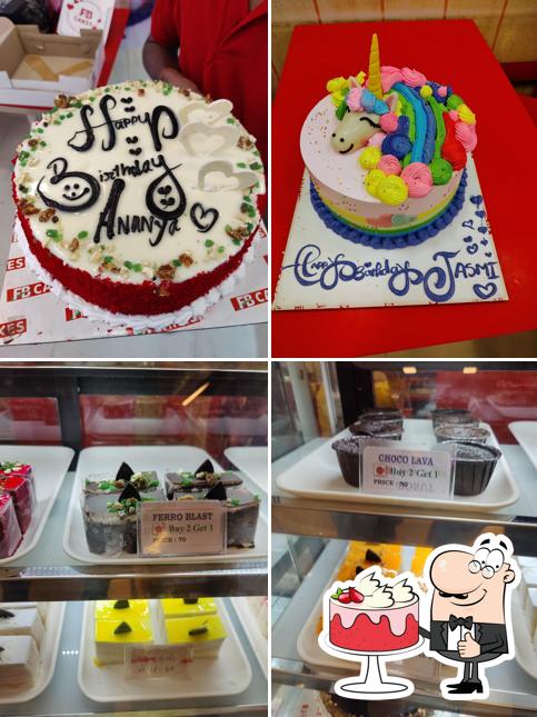 Red velvet cake at Fb Cakes Kondapur 2