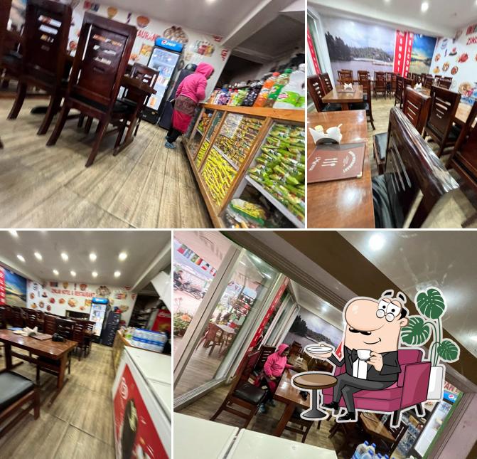 The interior of Zinlab Hotel and Restaurant