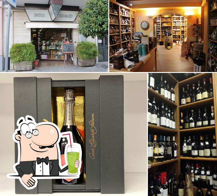 Assaggia le varie cose da bere servite da Enoteca Cucumazzo