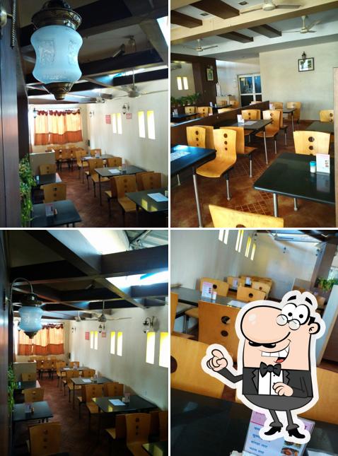 The interior of Hotel Anuradha Lodiging & Boarding
