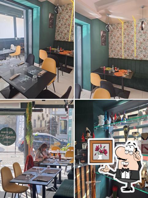 Gli interni di Portico95