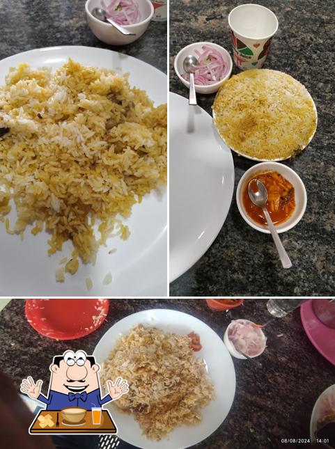Food at Malabar biriyani center