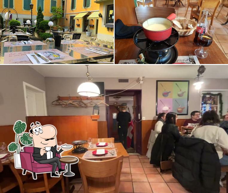 Gli interni di Trois Sifflets