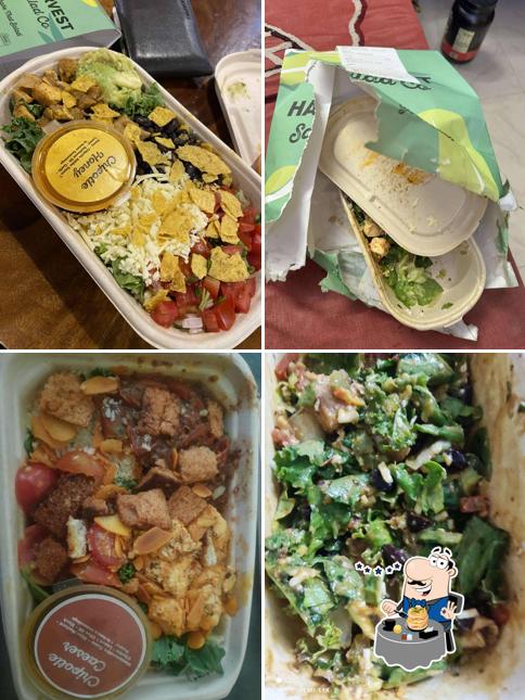 Meals at Harvest Salad Co BKC