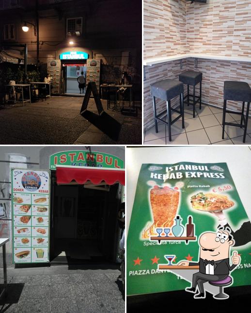 Gli interni di Istanbul kebab