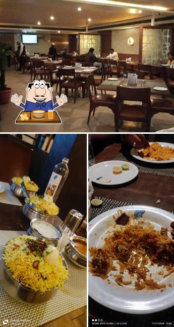 Check out the picture showing food and interior at Maitri Restaurant