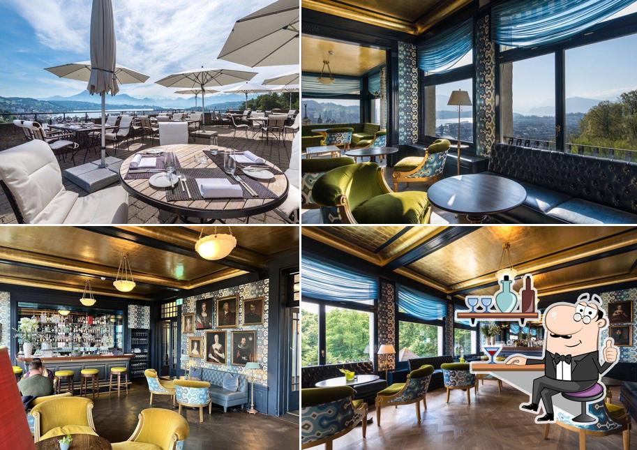 Dai un'occhiata agli interni di Hotel Château Gütsch