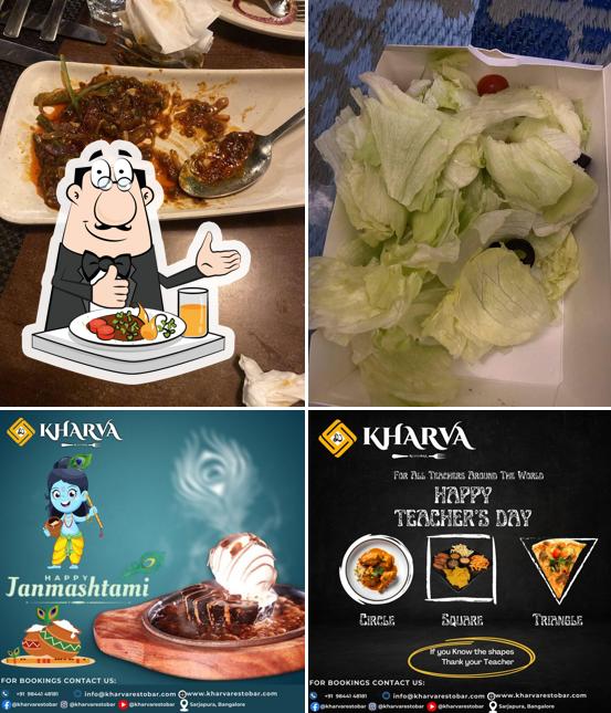 Food at Kharva Restobar