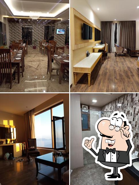 The interior of The Twin Towers Hotel New Kufri