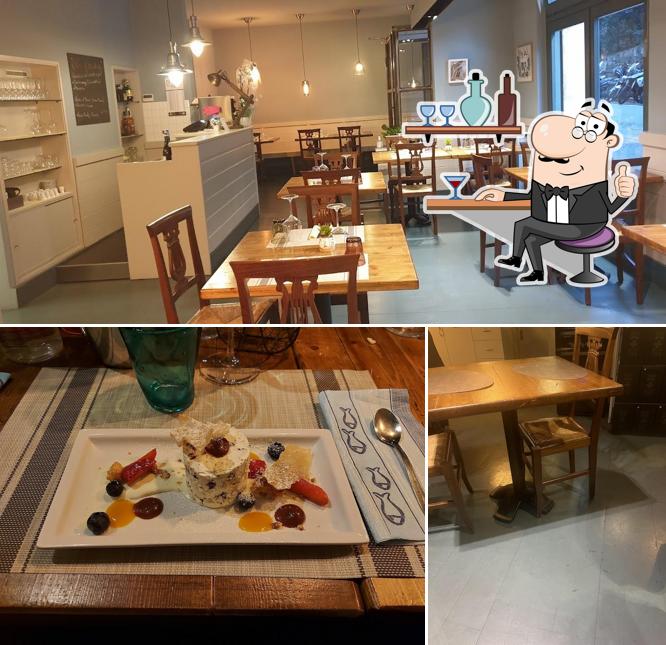 La interni e alcol del ristorante