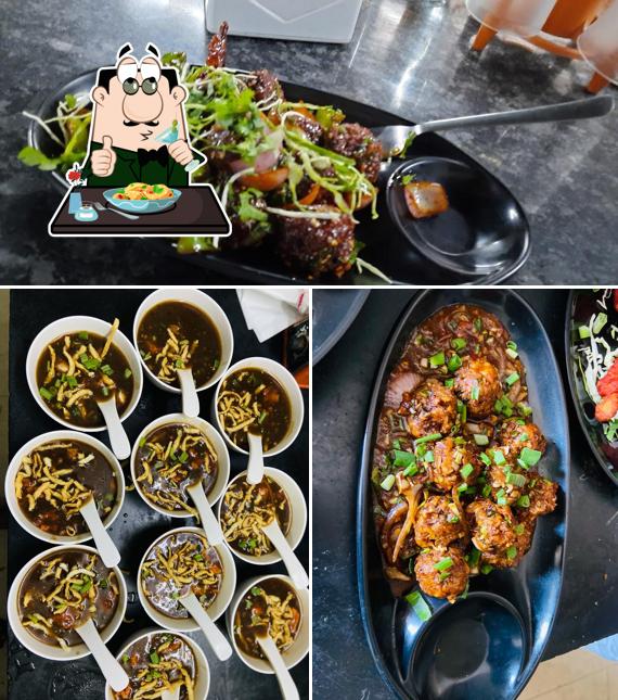 Food at Sizziling Chinese Resto and Juice Bar + More