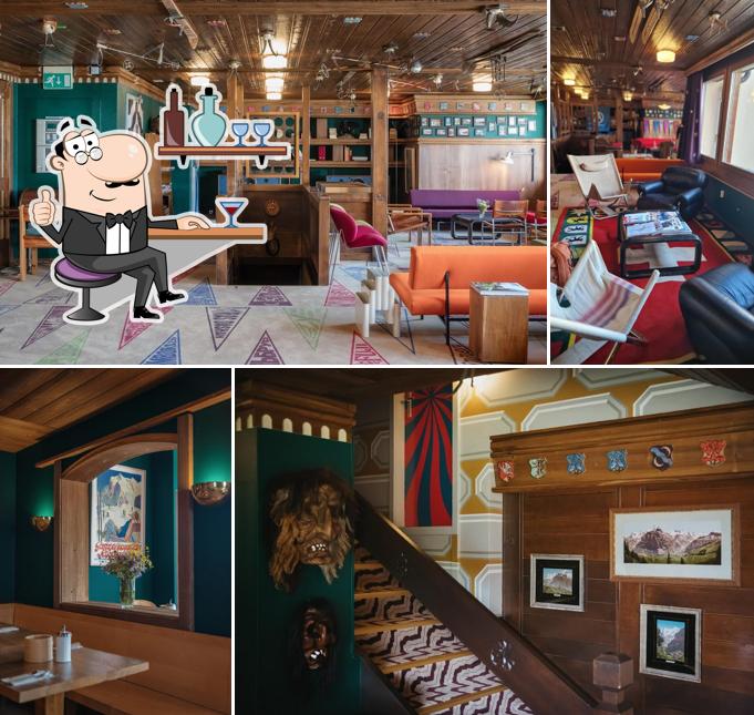 Siediti a un tavolo di Drei Berge Hotel