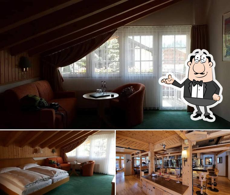 Gli interni di Hotel-Steakhouse Cheminée & Halali Bar