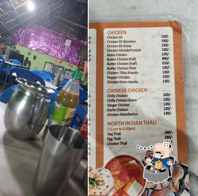 Food at Kamal's Punjabi Dhaba