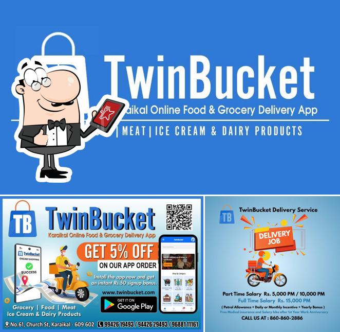 The exterior of TwinBucket Online Food & Grocery Delivery