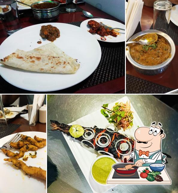 Chicken curry at Simhadri Multi Cuisine Restaurant