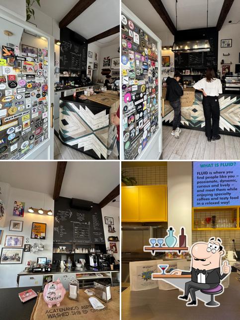 Gli interni di Coffee Mantra