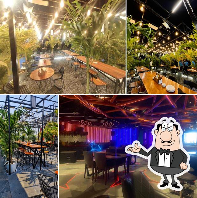 The interior of Connect Night Club & Skylounge